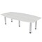 Skutchi Designs 45.25 in W, 84 in L, 29 in H, Engineered Wood Top, White HAR-BOT-46X84-PT-WC - alternate 1